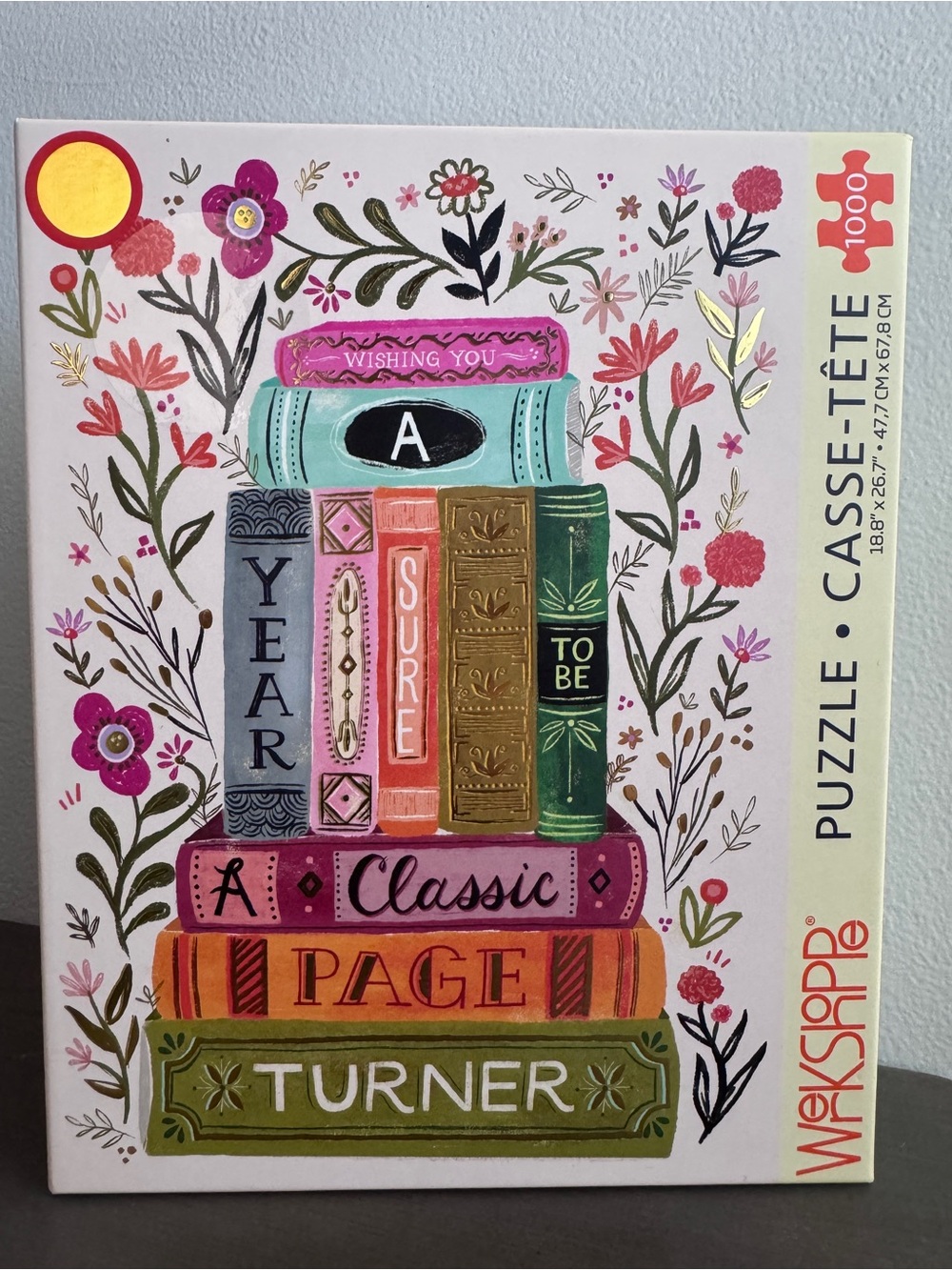 🧩WerkShoppe Page Turner 1000 Piece Foil Puzzle